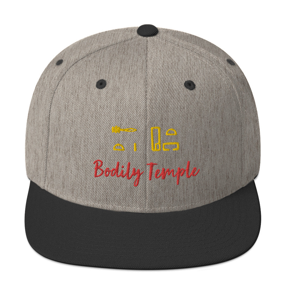 Bodily Temple Snapback Hat
